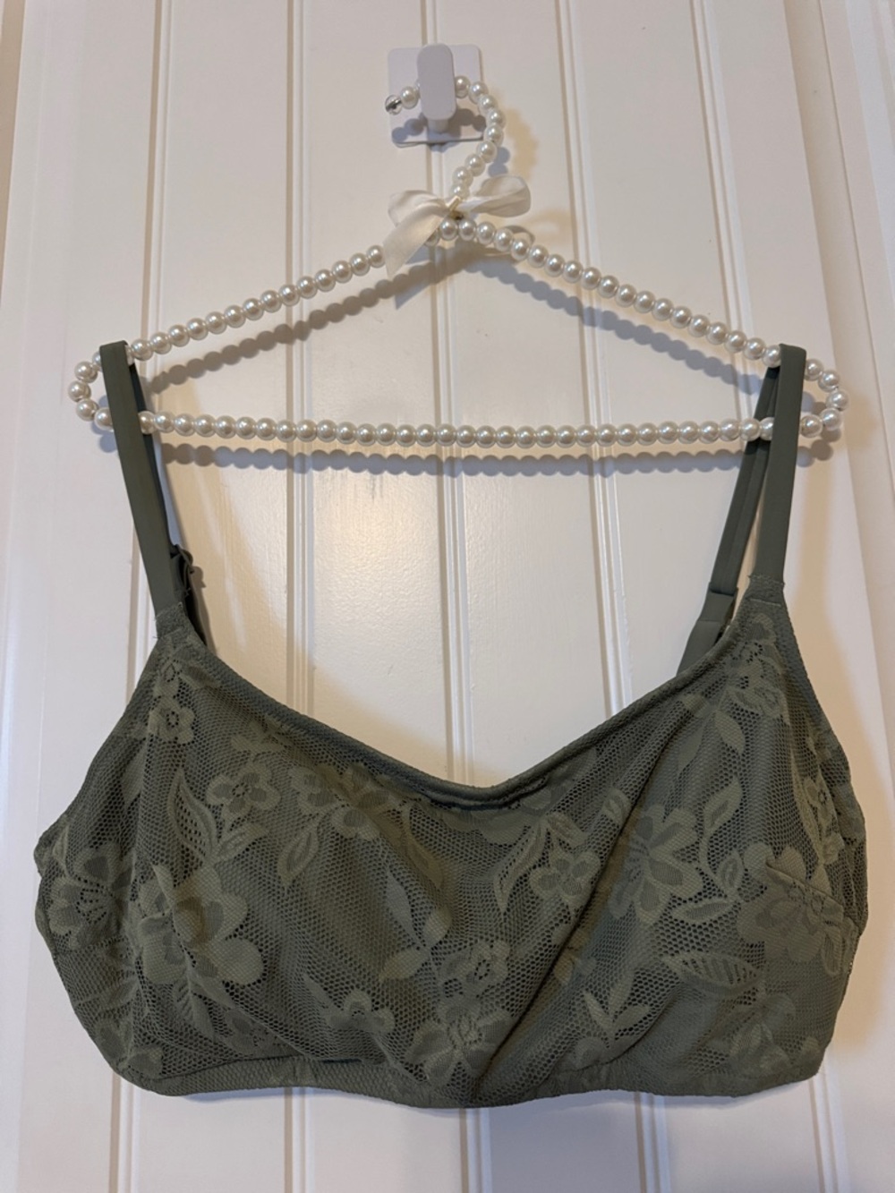 Aerie dipper lace bikini top